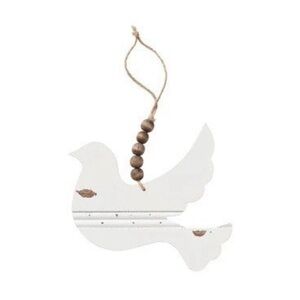 New Collins Painting wooden dove ornament
